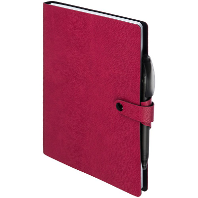Ежедневник Strep Front на заказ, недатированный, малиновый