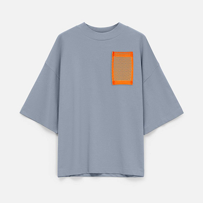 Карман из крупной сетки Pose, желтый неон