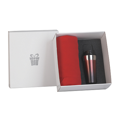 Набор подарочный "Дари тепло"  (Красный)