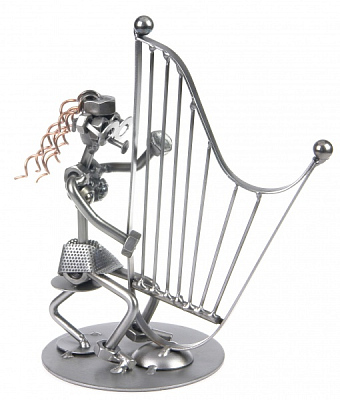 Чарующие звуки арфы Фигурки из металла HINZ &amp; KUNST (Серебро)