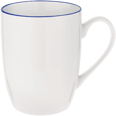 Кружка Simmy, белая с синим (Синий)