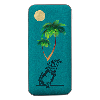 Внешний аккумулятор Ин Велюр (In Velour) 10000 mAh, бирюзовый
