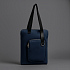 Шоппер Superbag Pocket (темно-синий с черным) - Фото 7