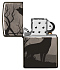 Зажигалка ZIPPO Wolves Design с покрытием Black Ice®, латунь/сталь, чёрная, глянцевая, 38x13x57 мм - Фото 6