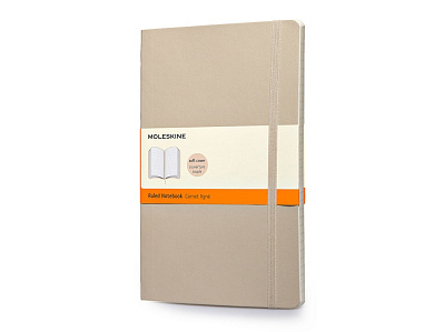 Записная книжка А5  (Large) Classic Soft (в линейку) (Бежевый)