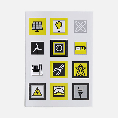 Стикерпак бумажный Industry энергетика