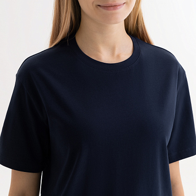 Футболка унисекс Крис (Kris), 150 гр., темно-синяя