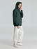 Толстовка с капюшоном унисекс Hoodie, темно-зеленый меланж - Фото 12
