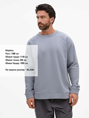 Свитшот унисекс S1, серый