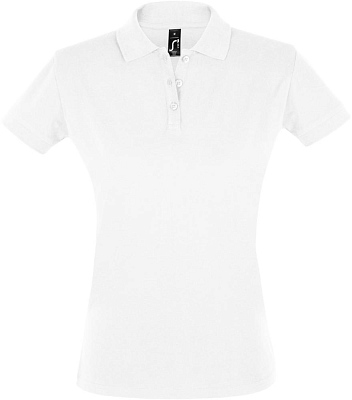 Рубашка поло женская Perfect Women 180 белая (Белый)