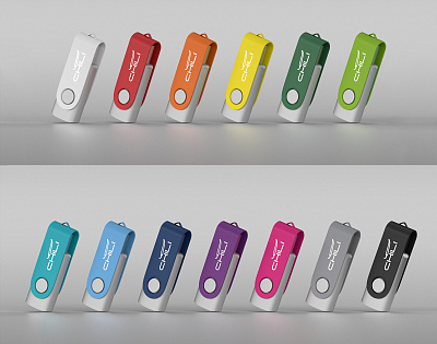 Флеш-карта "Vostok", объем памяти 16GB, покрытие soft touch#, серый