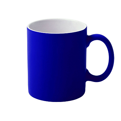 Кружка Bonn Soft, софт тач, темно-синяя (Тёмно-синий)