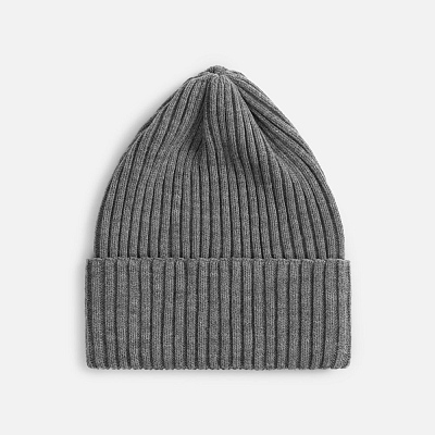 Шапка Yong  (эбонит) (Серый меланж)