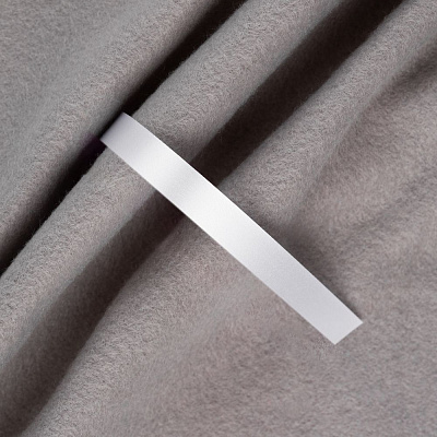 Лента сатиновая Satin 10 S, белая, 20 см (Белый)