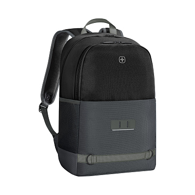 Рюкзак WENGER Tyon 15.6", антрацит/черный, переработанный ПЭТ/Полиэстер, 32х18х48 см, 23 л.