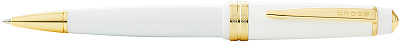 Шариковая ручка Cross Bailey Light Polished White Resin and Gold Tone (Белый)