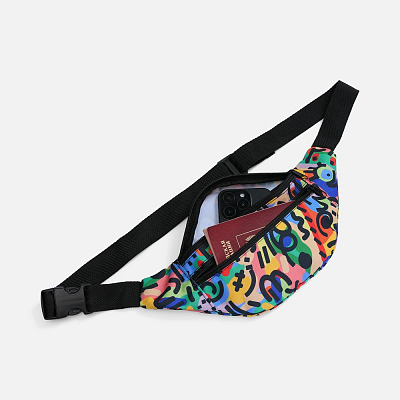 Сумка поясная Bolsana с передним карманом с печатью на заказ