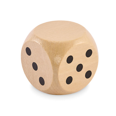 Schima wooden dice 5cm dia (Древесный)