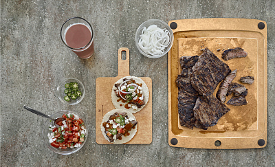 Доска разделочная VICTORINOX Handy Series, 229x190 мм, бумажный композитный материал, бежевая