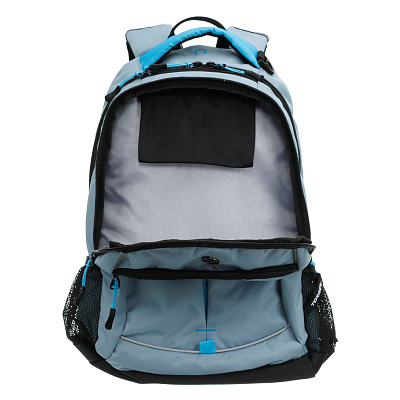 Рюкзак TORBER ROCKIT серый/голубой, полиэстер/добби, 32x15x46 см, 22 л