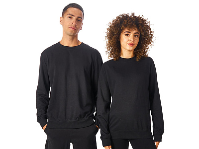 Свитшот Warsaw, унисекс (Чёрный)