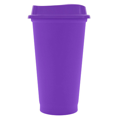 Стакан с крышкой Color Cap  (Фиолетовый)