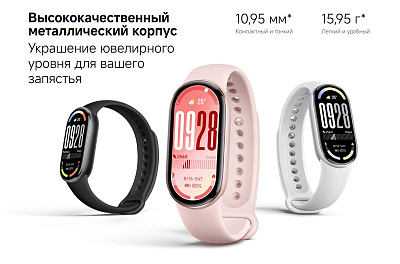 Смарт-браслет Xiaomi Smart Band 10, черный