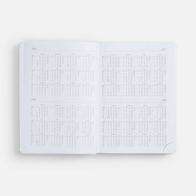 Ежедневник Nebraska, недатированный, белый