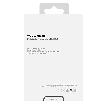 Беспроводное ЗУ Pero WB01 Ultimate MagSafe 3в1