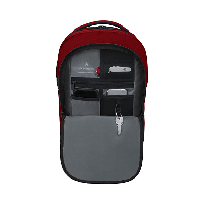 Рюкзак VICTORINOX VX Sport Evo Compact Backpack, красный, полиэстер, 31x18x45 см, 20 л