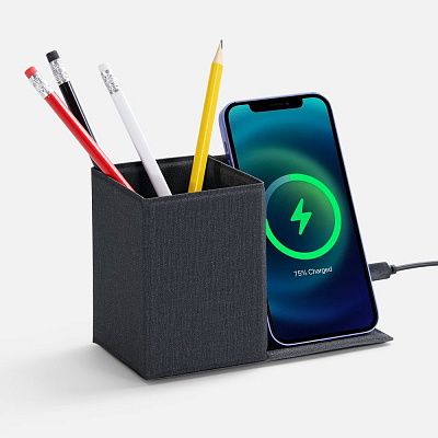 Складной органайзер с беспроводной зарядкой Midstream ver.2 (Серый) Складной органайзер с беспроводной зарядкой Midstream ver.2 (Серый)