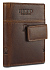 Портмоне Mano "Don Leon", натуральная кожа в коричневом цвете, 7,5 х 10,2 см - Фото 2