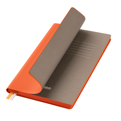 Ежедневник Rain недатированный, оранжевый (без упаковки, без стикера) (Оранжевый, серый)