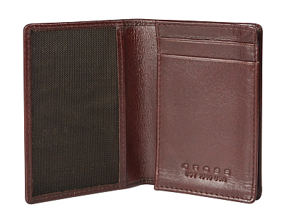 Визитница Cross Vachetta New Brandy, кожа наппа, гладкая, коричневый, 10,5 х 7,5 х 2 см