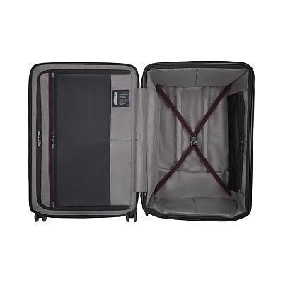 Чемодан VICTORINOX Spectra™ 3.0 Exp. Large Case, темно-зеленый, поликарбонат Sorplas™, 51x32x75 см,
