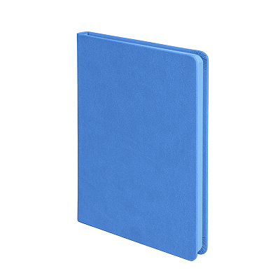 Ежедневник недатированный Softie, формат А5, в клетку (Лазурный)