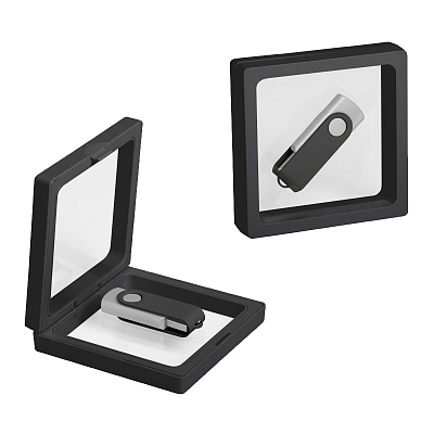 Футляр для флеш-карт "Панорама", черный