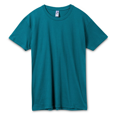 Футболка унисекс Regent 150, черная (Синий)