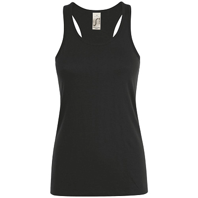 Майка женская Justin Women, черная (Чёрный)