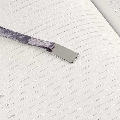 Ежедневник Grace на заказ, недатированный, серый