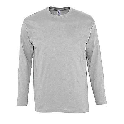 Футболка мужская с длинным рукавом MONARCH 150 (Серый меланж)