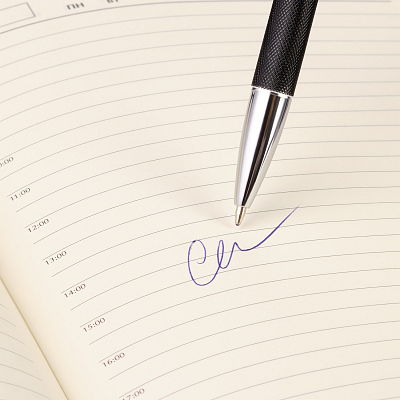 Шариковая ручка Леви (Levi), черная