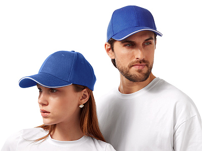 Бейсболка Cancun (Синий классический, белый)