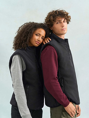 Жилет софтшелл унисекс Falcon BW, красный