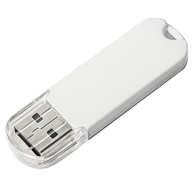 USB flash-карта UNIVERSAL (8Гб), белая, 5,8х1,7х0,6 см, пластик (Белый)