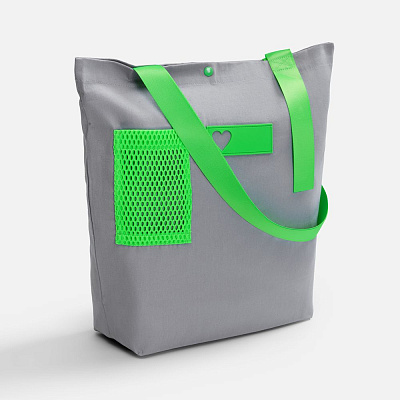 Шопер-конструктор Taga с зелеными элементами (Зеленый)