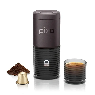 Электрическая мини-кофемашина WACACO Pixapresso, черный (Чёрный)