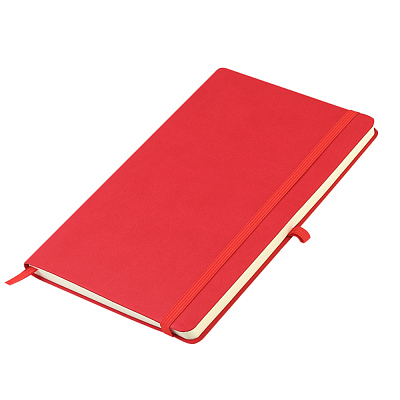 Блокнот А5 Legato в мягком переплёте  (Красный)