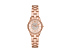 Корпус- розовое золото, циферблат- розовое золото, браслет- розовое золото