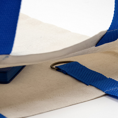 Шоппер Superbag Light (неокрашенный с синим)